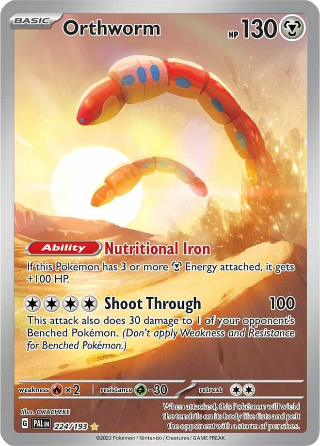 Carte Pokémon: Orthworm [Ferdeter]