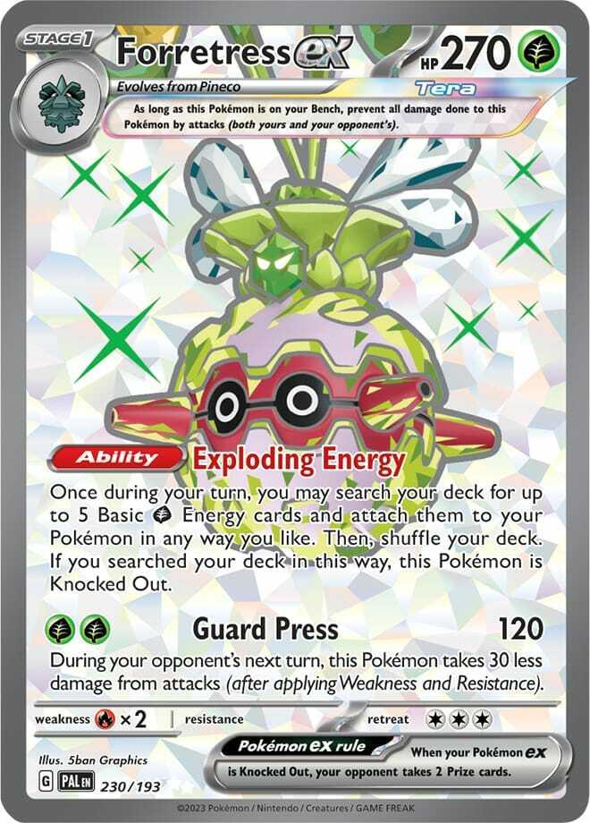 Carte Pokémon: Forretress ex [Foretress ex]