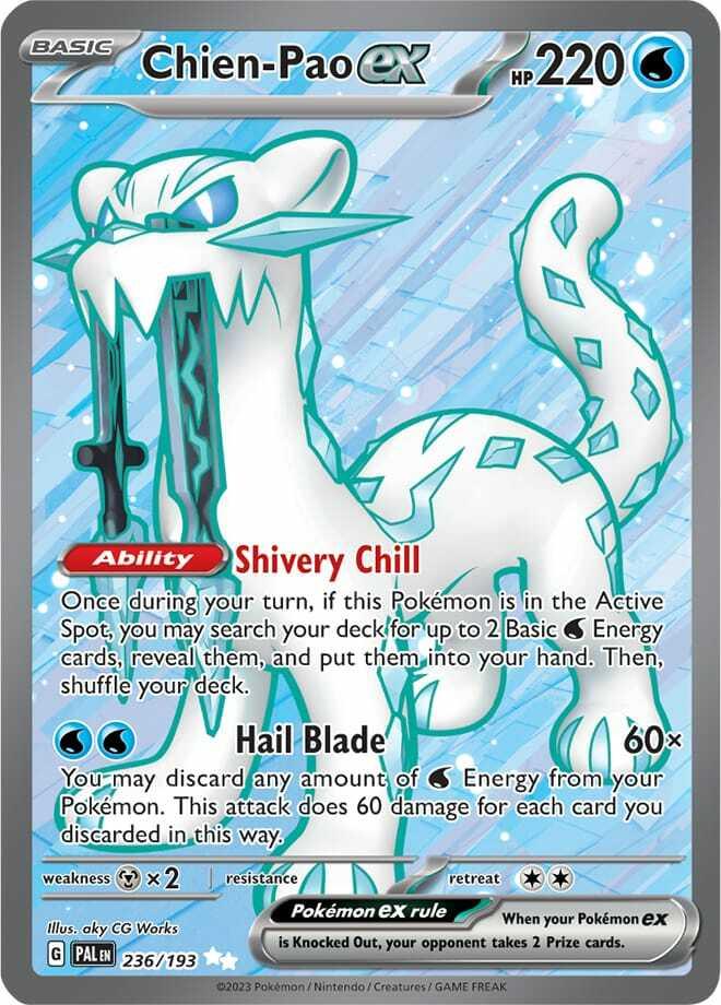 Carte Pokémon: Chien-Pao ex [Baojian ex]