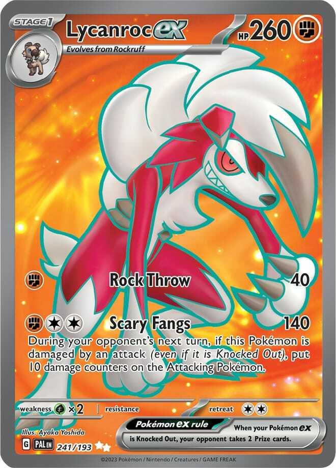 Carte Pokémon: Lycanroc ex [Lougaroc ex]