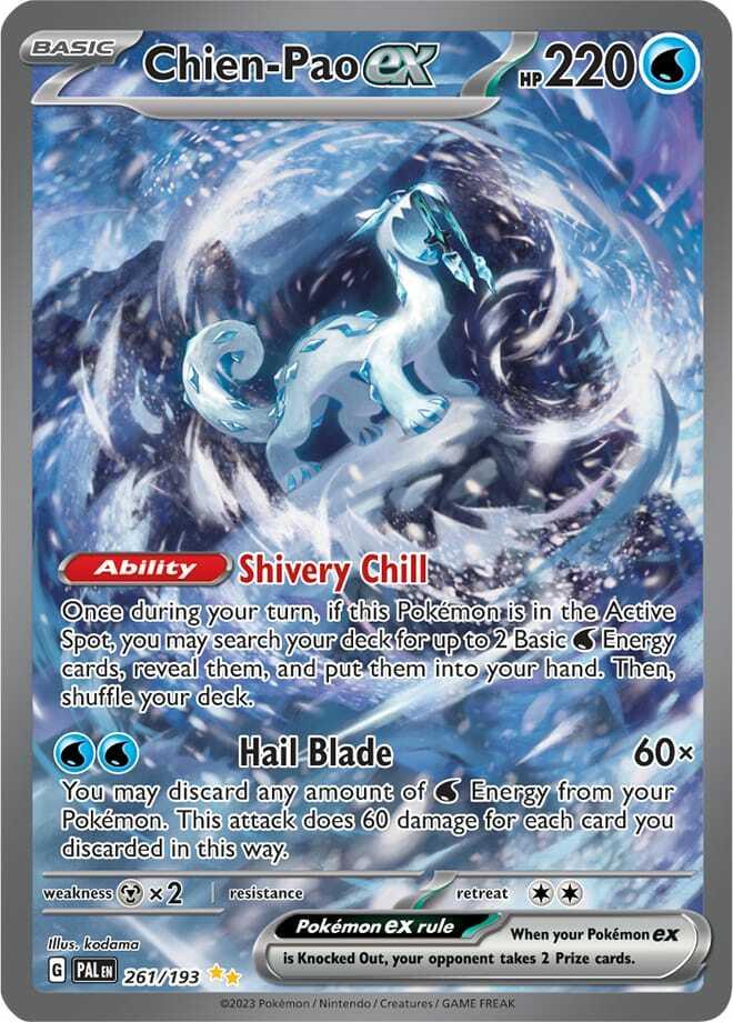 Carte Pokémon: Chien-Pao ex [Baojian ex]