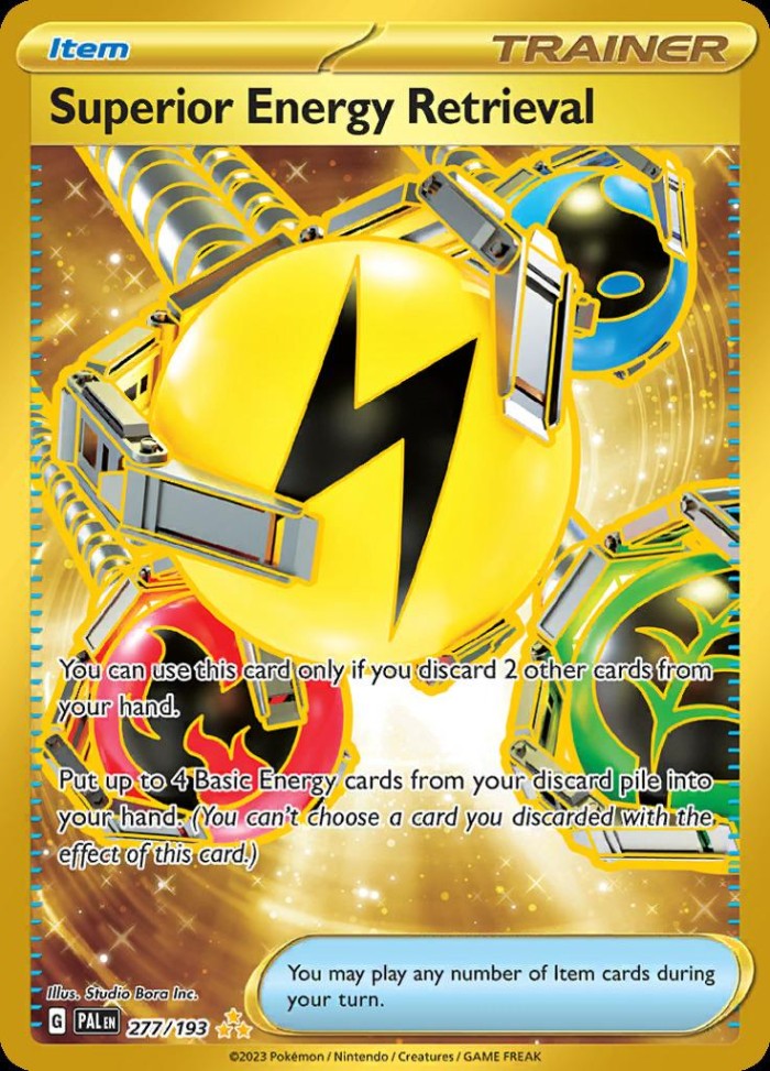 Carte Pokémon: Superior Energy Retrieval [Récupération d'Énergie Supérieure]