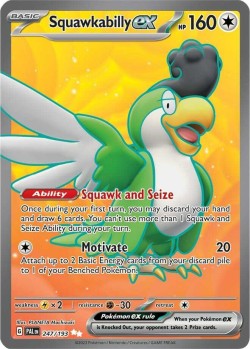 Carte Pokémon: Squawkabilly ex