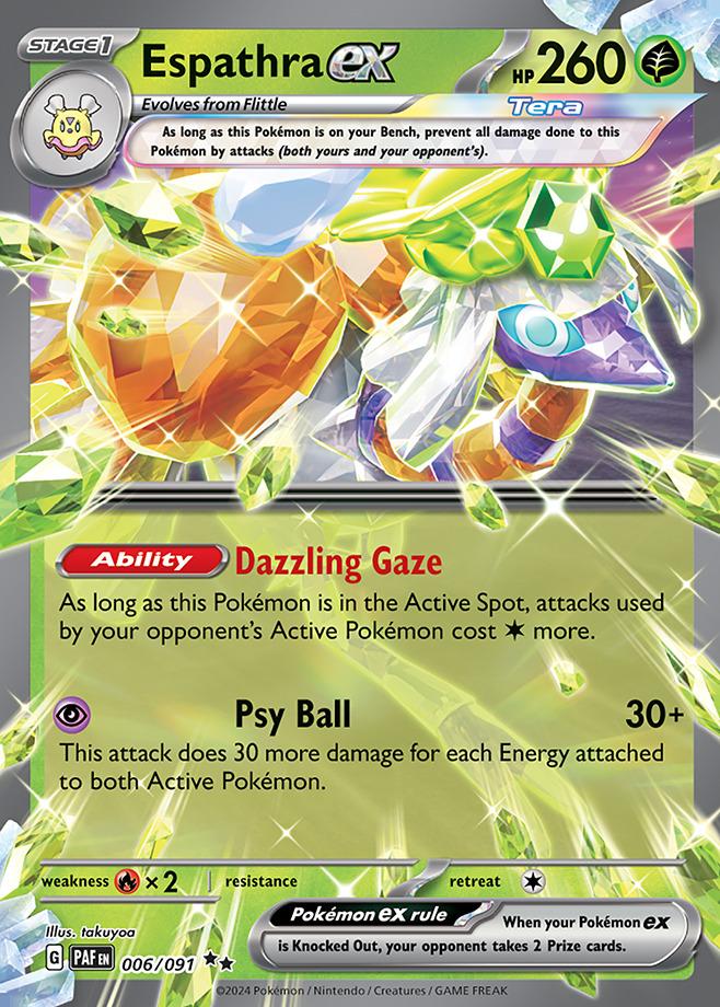 Carte Pokémon: Espathra ex [Cléopsytra ex]