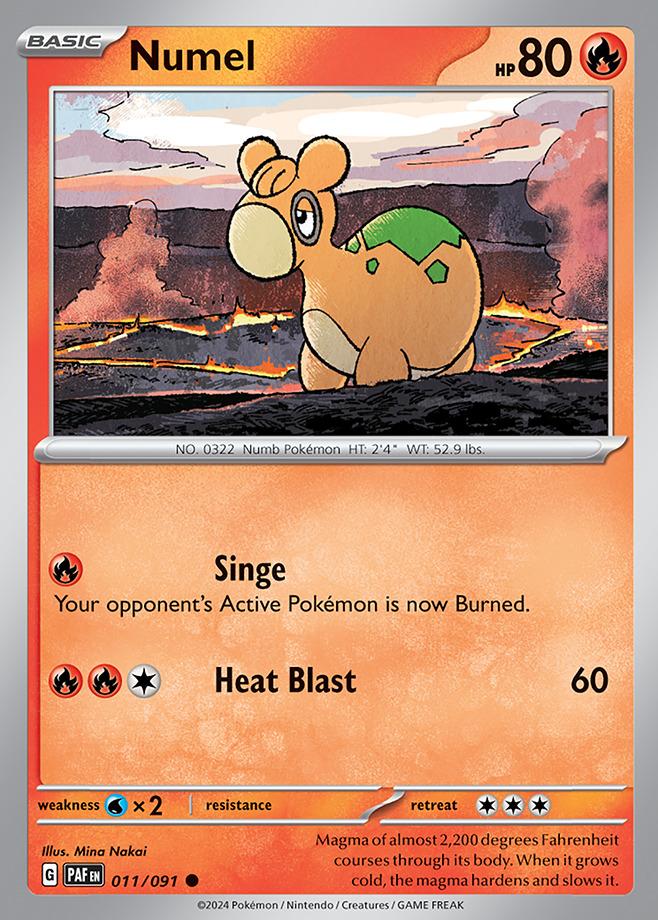 Carte Pokémon: Numel [Chamallot]