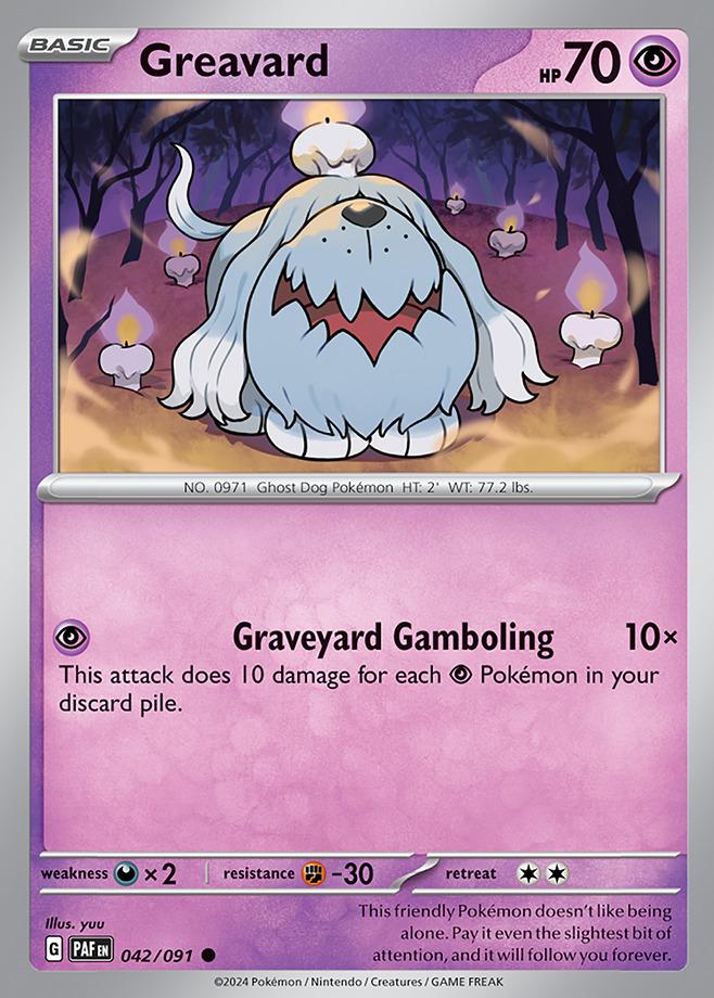 Carte Pokémon: Greavard [Toutombe]