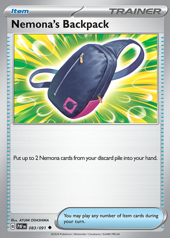 Carte Pokémon: Nemona's Rucksack [Rucksack de Menzi]