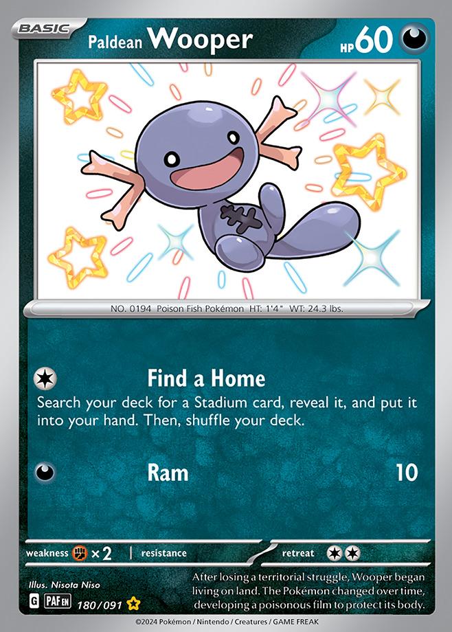 Carte Pokémon: Paldean Wooper [Axoloto de Paldea]