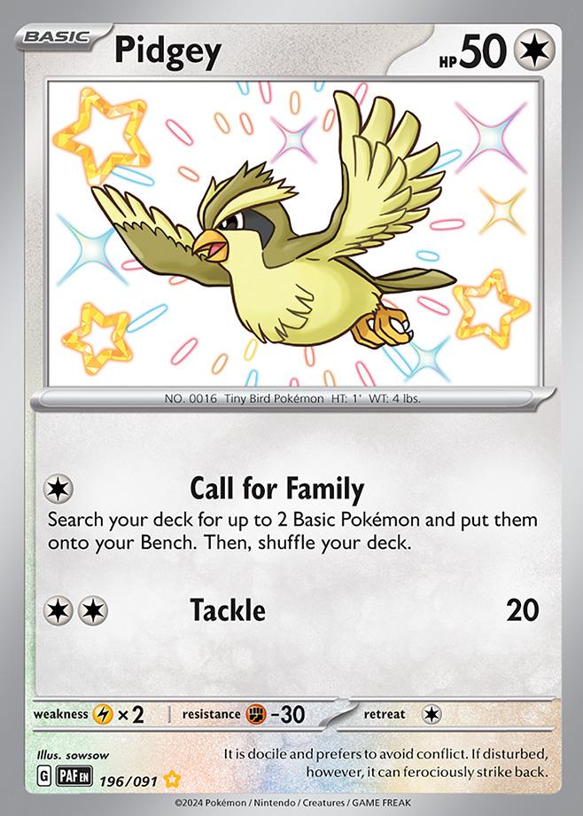 Carte Pokémon: Pidgey [Roucool]