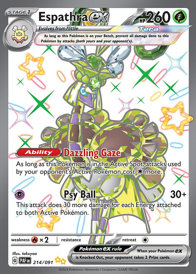 Carte Pokémon: Espathra ex [Cléopsytra ex]