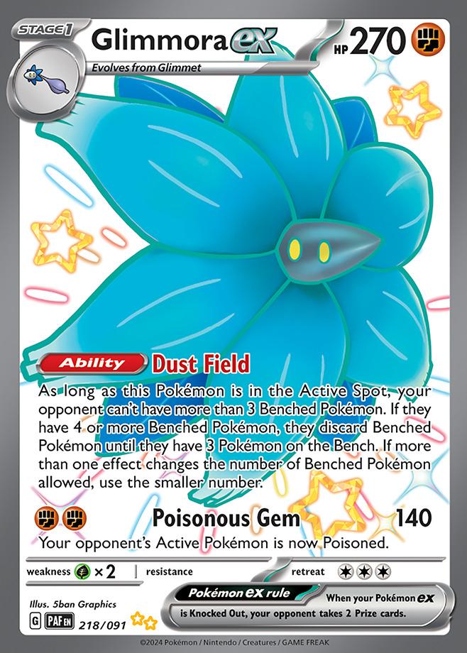 Carte Pokémon: Glimmora ex [Floréclat ex]