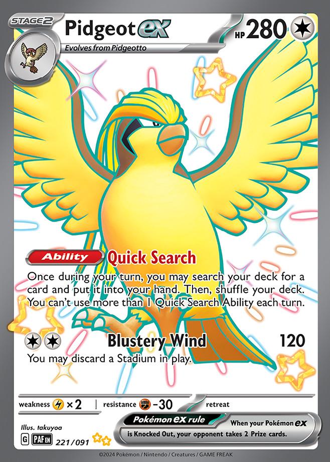 Carte Pokémon: Pidgeot ex [Roucarnage ex]