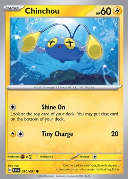 Carte Pokémon: Chinchou