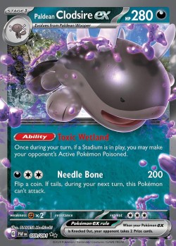 Carte Pokémon: Paldean Clodsire ex