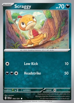 Carte Pokémon: Scraggy