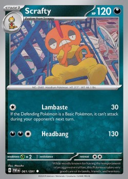 Carte Pokémon: Scrafty