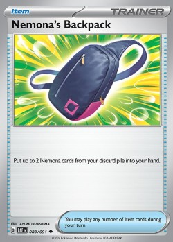 Carte Pokémon: Nemona's Rucksack