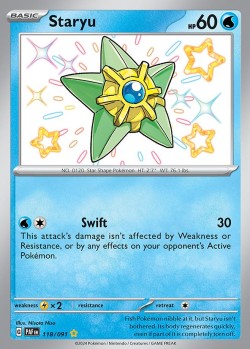 Carte Pokémon: Staryu