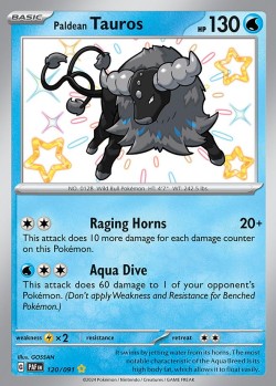 Carte Pokémon: Paldean Tauros