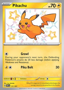 Carte Pokémon: Pikachu