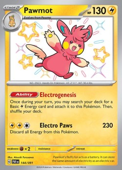 Carte Pokémon: Pawmot