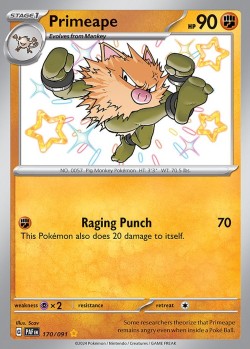 Carte Pokémon: Primeape