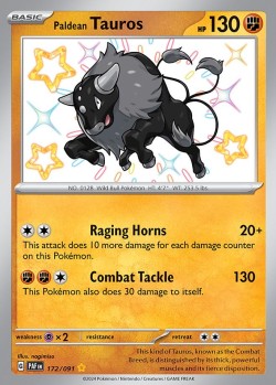 Carte Pokémon: Paldean Tauros