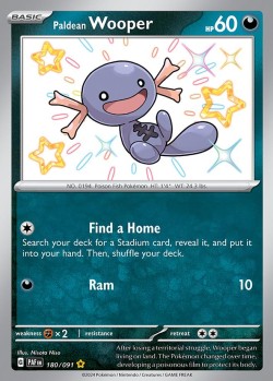 Carte Pokémon: Paldean Wooper