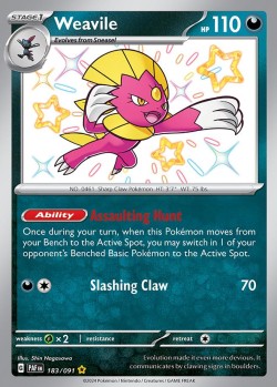 Carte Pokémon: Weavile