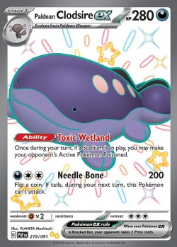 Carte Pokémon: Paldean Clodsire ex