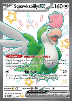 Carte Pokémon: Squawkabilly ex