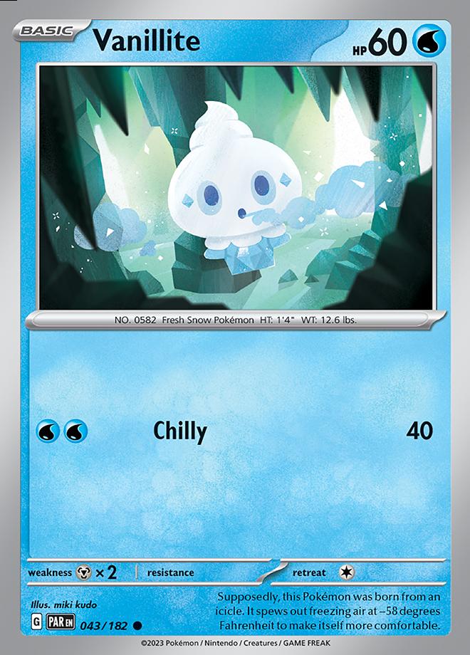 Carte Pokémon: Vanillite [Sorbébé]