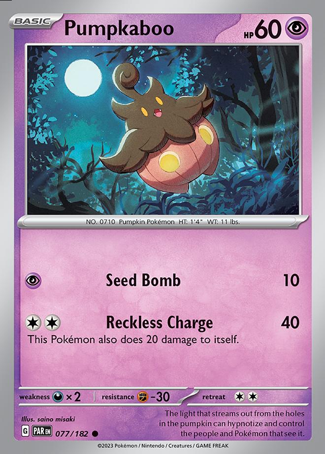 Carte Pokémon: Pumpkaboo [Pitrouille]