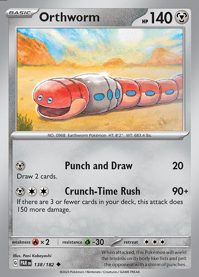 Carte Pokémon: Orthworm [Ferdeter]