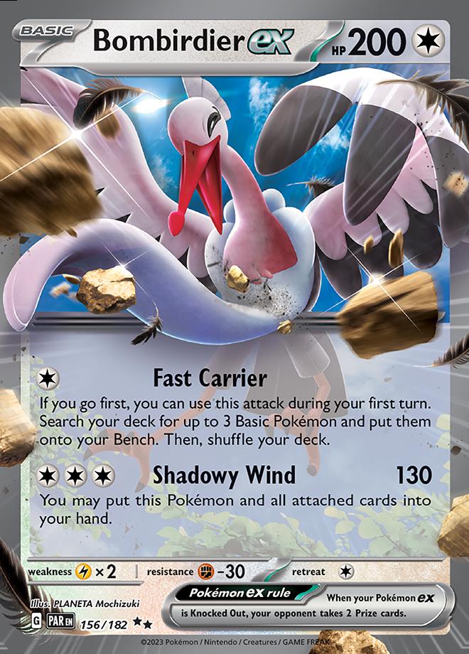 Carte Pokémon: Bombirdier ex [Lestombaile ex]