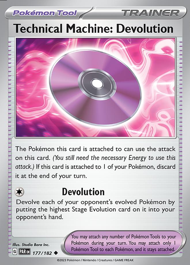 Carte Pokémon: Technical Machine: Devolution [Capsule Technique : Dés-Évolution]