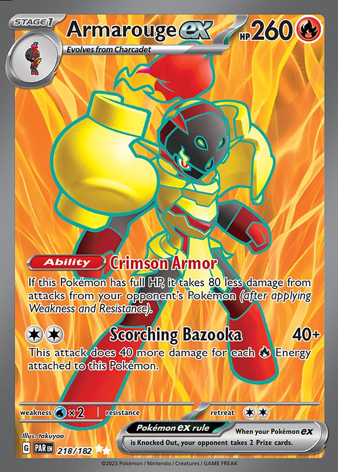 Carte Pokémon: Armarouge ex [Carmadura ex]