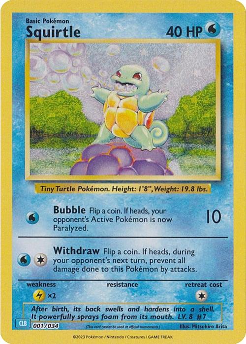 Carte Pokémon: Squirtle [Carapuce]