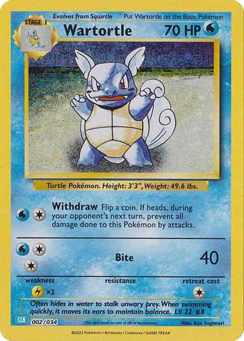 Carte Pokémon: Wartortle [Carabaffe]