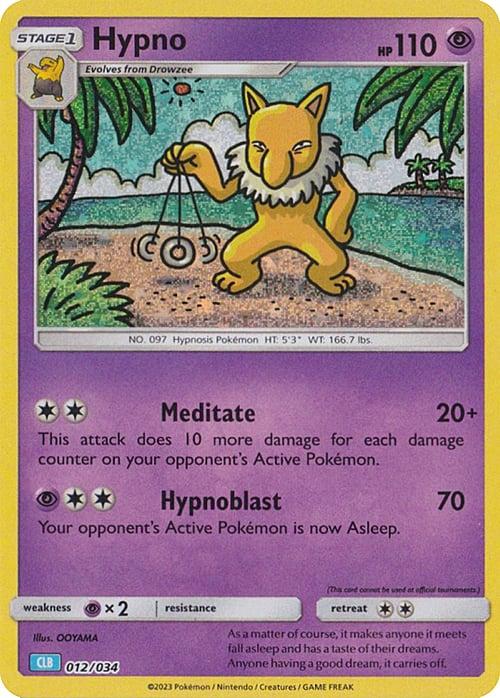 Carte Pokémon: Hypno [Hypnomade]