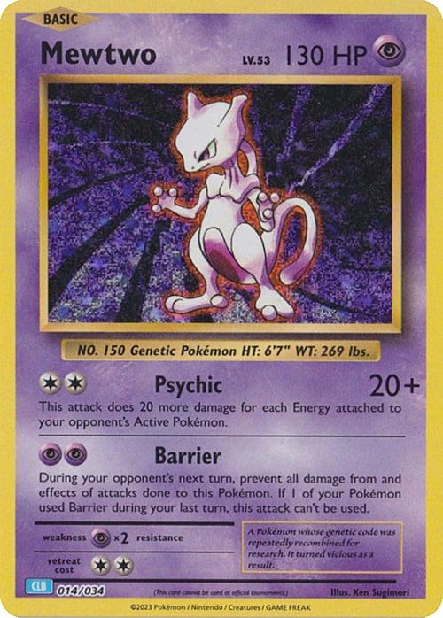 Carte Pokémon: Mewtwo [Mewtwo]