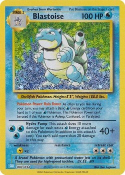 Carte Pokémon: Blastoise