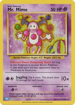 Carte Pokémon: Mr. Mime