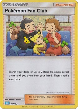 Carte Pokémon: Pokémon Fan Club