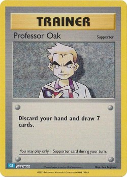 Carte Pokémon: Professor Oak