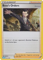 Carte Pokémon: Ordres du Boss