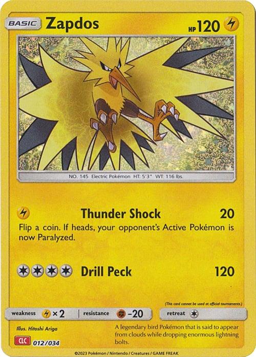 Carte Pokémon: Zapdos [Électhor]