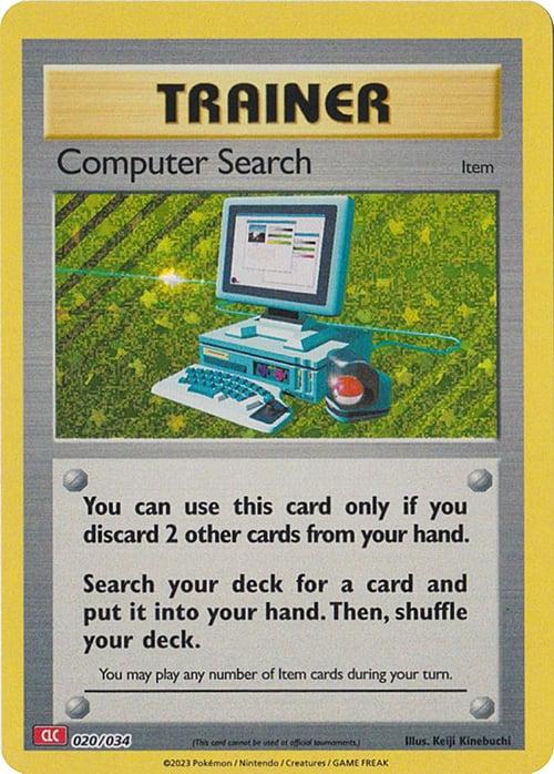 Carte Pokémon: Computer Search [Recherche informatique]