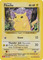 Carte Pokémon: Pikachu