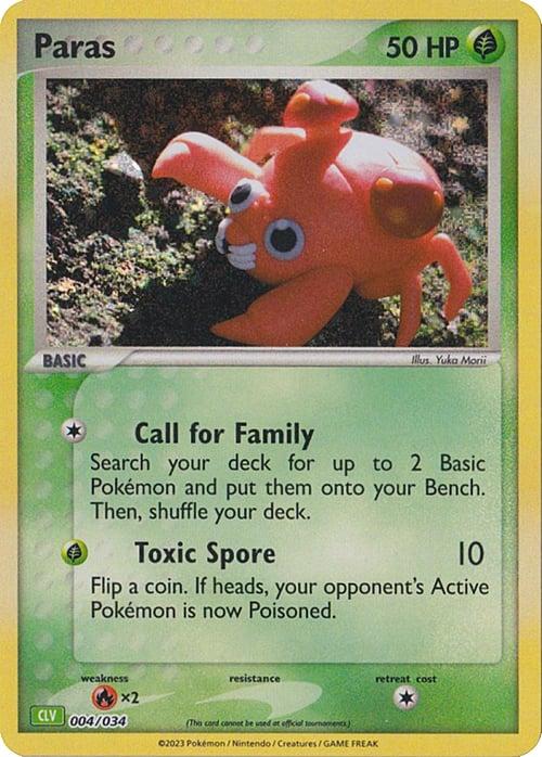 Carte Pokémon: Paras [Paras]